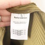 Reformation Laurena Knit Mini Dress in Dark Olive Photo 7
