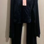 Juicy Couture New Y2K NAVY Velour Tracksuit Large Photo 2