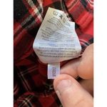 NFL Team Apparel Kansas City Chiefs Flannel Shirt Womens Red Size Small Football Photo 11