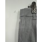 J Jill Pants Womens Size 4 Gray Striped Linen Blend Stretch Pockets Slacks Photo 5