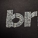 Bridesmaid Womens 3D Black Tank Top Shirt Size Large Wedding Party Bridal Shower Photo 3