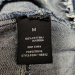 One 5 One dark wash raw edge denim vest size medium Photo 5