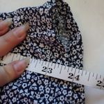 Lands' End  Womens Sleeveless Jumpsuit Size 10‎ Blue White Floral Romper Wide Leg Photo 15