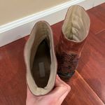 See By Chloe | Molly Suede Heeled Boots Burnt Sienna Brown Orange Snake 36 Photo 1