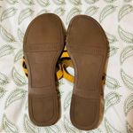 Franco Sarto  Graceleigh Mustard Yellow Strappy Sandals Pull On Slides 8 Photo 10