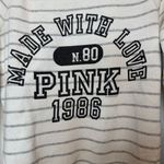 PINK - Victoria's Secret 2010 Pink Victoria’s Secret Made With Love 1986 Lightweight Sweatshirt Size S Photo 1
