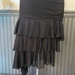 Vintage 90s I.N. San Francisco Gothic Black Halter Asymmetrical Faerie Dress~S💚 Photo 7