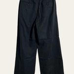 Madewell Black Pleated Wide Leg Linen Blend Pants Size 4P NWT Photo 8