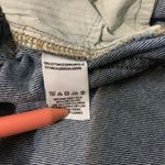 We The Free Denim Medium Wash Front Zipper Frayed Cut Off Casual Mini Skirt Photo 4