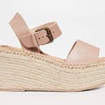 Soludos Platform Espadrille Nude Wedge Sandal Dove Gray Photo 7