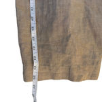 Madewell Linen Blend Ruffle Tie Back Wide Leg Jumpsuit Neutral Size 4 Neutral Photo 12