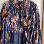 SEA NEW YORK Sea Ines Floral Smocked Midi Dress Navy Photo 11