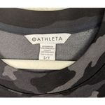 Athleta Dress Womens Sz Small Tall Black Gray Camo Long Sleeve Pullover Pockets Photo 4