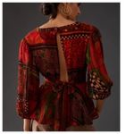 Anthropologie FARM Rio sensational and unique backless top Boho and flowey Photo 6