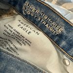 American Eagle  Outfitters Light Blue Baggy Straight Leg High Rise Jeans Photo 3