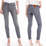 J.Crew  Toothpick Gray Wash Denim Mid Rise Ankle Length Skinny Jeans size 28 Photo 1