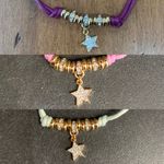 Juicy Couture  B-Corded Friendship Bracelet Silver Pave Crystal Star Charm Bundle Photo 1