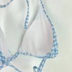 ANDIE NWT  Swim The String Top Bikini Top Textured Gingham Size Medium M NEW Photo 8