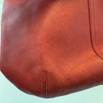 Coach vintage small red Leather Ergo Hobo Bag Photo 9