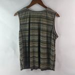 Dress Barn  XL 14/16 Fall Stripes Sleeveless Top Photo 4
