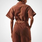 Varley Belle Boxy Playsuit in Cedar Size M Photo 1