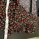 Kaileigh  Floral Flutter Cap Sleeve Wrap Blouse XL Photo 2