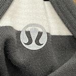 Lululemon  Women's Power Y Padded black & white Striped Tank Top Yoga Athleisure Photo 4