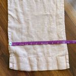 Tahari  100% Linen European Flax Wide Leg Pull On Pants with Pockets Photo 9