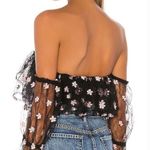 Lovers + Friends Juliana Top in Black and Pink XXS Photo 1
