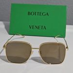 Bottega Veneta BV0305SA 004 59 16 145 XL Gold Frame Gold Lens Sunglasses V5N14 Photo 4