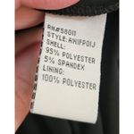 Signature by Sangria Sz 16 Black Silver Beaded Embellished Lightly Padded Black Photo 4