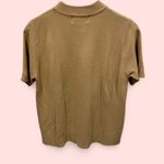 Cute vintage 90’s soft camel 🐪🐪🐪 tan mock neck short sleeve sweater flowy Size M Photo 2