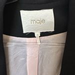 Maje Black Blazer with Shawl Collar Photo 1