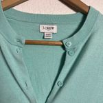 J.Crew  Light Teal Blue Long Sleeve Button Front Cardigan Sweater Size XXS Photo 5