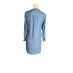 Banana Republic  Women's Chambray Denim Tunic Dress Size 2 With Pockets Classic Photo 5