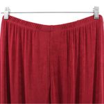 NWOT Chico’s Travelers Wine Red Stretch Pants Holiday Special Occasion XL (16) Photo 2