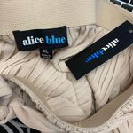 Alice Blue Women's Midi Accordion Pleated Skirt Tie Elastic Waist Size XL Belted Photo 6