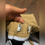 Bershka  Black/Tan Contrasting Two-Tone Straight-Fit Cargo Pants 2 tailored $98 Photo 10