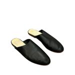 Nisolo Lima Slip On Leather Mule Flat in Black Size 9 Photo 1