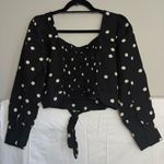Moon River  padme polka dot blouse size Medium Photo 7