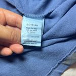 M Made in Italy Casual Blue Dolman Sleeve Crew Neck Dress 100% Cotton Photo 6