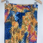 Chemistry Colorful Retro Print Wide Leg Pull-On Pant, Medium Photo 2