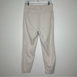 ZARA NWOT  Linen Blend Cream Pull On Pants Photo 5