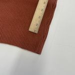 Toccin x RTR Dress‎ Womens Small Brown Knit Sweater Puff Sleeve Mini Cotton Photo 6