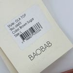 NWT Baobab Womens Brown Sugar Ola Top & Bottom Set Large Brown Photo 9