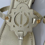Crown & Ivy Wylie Gold Thong Sandals Womens Size 9.5 Photo 1