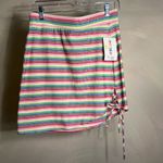 Target  Pride Women's Asymmetrical Rainbow Striped Pull On Casual Mini Skirt|Sz:M Photo 2