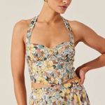 ASTR ‎ The Label Floral Halter Top XS Photo 0