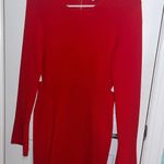 ZARA Knit Red Dress Photo 0