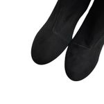 Old Navy  Black Suede Round Toe Ankle Booties Women’s Size 9 Photo 3